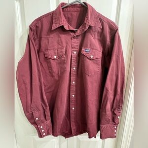 Wrangler Snap Closure Long Sleeve
